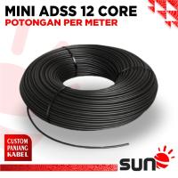 ราคา Mini ADSS 12 Core 1 หลอดขายปลีก / ตัด G652D SPAN 150 - สายไฟเบอร์ออปติก FTTH FTTH FTTx (53159541228)