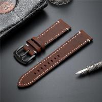 ราคา ใหม่ สายรัดนาฬิกา Crazy Horse สายหนังแท้ สองด้าน ปลดเร็ว ไฮเอนด์ สไตล์เรโทร ขนาด 18 19 20 21 22 24 มม. (6569755132)