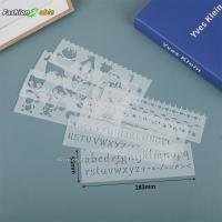ราคา แฟชั่น.shop03 8 ชิ้น/เซ็ตตัวอักษรคลื่นสัตว์รูป DIY Craft Hollow Layering Stencil สําหรับภาพวาด Scrapbooking ปั๊มอัลบั้มตกแต่งลายนูนแม่แบบการวาดภาพ CA (46457806059)