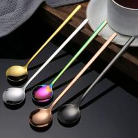 ราคา Stainless Steel Coffee Spoon Juice Tea Spoon Long Handle Tea Dessert Spoon Ice Cream Scoop Tableware Stirring Spoon Kitc (26709049500)