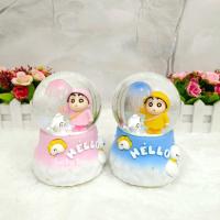 ราคา กล่องดนตรี Snowball / Glass Ball Display Snow + Shinchan Lights (28511547351)