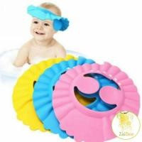 ราคา หมวกอาบน้ำ กันน้ำ ฝาแชมพู สำหรับสระผมเด็ก ปิดหูปรับได้ Baby waterproof shampoo cap (14701287050)
