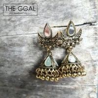 ราคา ต่างหูอินแดีย ทรงระฆัง (2294705950)
