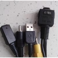 ราคา สาย USB A/V สําหรับ SONY DSC-W50 W55 W80 W90 W100 W300 T10 VMC-MD1 (52812653687)