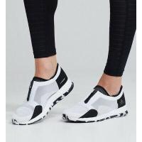 ราคา รองเท้าวิ่งผู้หญิง อาดิดาส แบบไม่ต้องผูกเชือก ADIDAS Run Shoe Pure BOOST X TR Zip White Black นุ่มเบาสบาย (2146408365)
