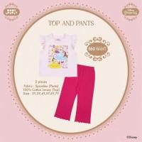 ราคา ชุดเซ็ทเด็กหญิงเจ้าหญิง bblv เบบี้โลเวต Princess Disney - Top and Pants 4y (55657535525)