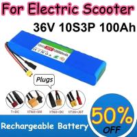 ราคา 18650 36V แบตเตอรี่ลิเธียม 10S3P 100Ah ความจุ 500W ในตัว BMS สําหรับสกู๊ตเตอร์ไฟฟ้าแบตเตอรี่ชาร์จ + Charger (53512158319)