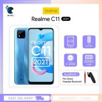 ราคา Realme C11 (2021) (2+32GB) สมาร์ทโฟน ดีไซน์งานศิลป์รูปเรขาคณิตหน้าจอ 6.52 นิ้ว แบตเตอรี่ 5000 mAh I ประกันศูนย์ไทย 1 ปี (3390624443)