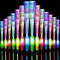 ราคา แท่งไฟเบอร์ออปติก เรืองแสง พร้อมไฟ LED 3 โหมด ของเล่นคริสต์มาส ฮาโลวีน (19852703323)