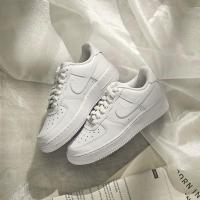 ราคา ♞,♘( สินค้าพร้อมส่ง ) Nike Air Force1 07 triple white ของแท้ 100% TRD (27087465409)