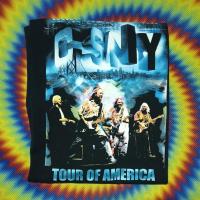 ราคา เสื้อยืดมือสอง Vintage Usa เสื้อวงร็อคยุคเก่า งานเก่าสภาพใหม่ปี 2002 Crosby Stills Nash Young CSNY Size L.อก22.5/ยาว30.5 (26265687602)