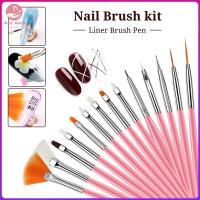 ราคา Nail.world พร้อมส่ง แปรงทาสีเล็บ ชุด15ชิ้น (ด้ามสีชมพู) พู่กัน แปรงเพ้นท์เล็บ ที่ทำเล็บเจล (24951205793)