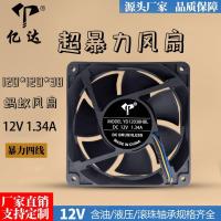 ราคา [Radiator] Yida 12038 12V 1.34A Violent Ant s7/s9/T17/i9/Graphics การ์ดแชสซีพัดลมระบายความร้อน 12 ซม. (53009358511)