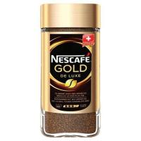 ราคา [สินค้าส่งด่วน] เนสกาแฟโกลด์เดอลุกซ์กาแฟสำเร็จ 200ก. NESCAFE GOLD DE LUXE 200G. (55112546961)
