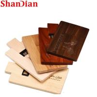 ราคา [HOT ❀ GFDYHGF 118 SHANDIAN Free Custom Flash Drives 128GB Wooden Card Memory 64GB Laser Engraving (29903732090)