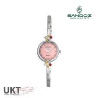 ราคา SANDOZ นาฬิกา รุ่น SD99263SS09 หน้าชมพูเข็มเงิน สำหรับผู้หญิง (6934724623)