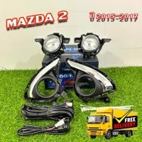 ราคา ไฟตัดหมอก Mazda2 skyactiv 2015-2016 (ฝาชุบ) รุ่น INFINITE ไฟสปอร์ตไลท์ ครบชุด (29657232511)