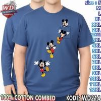 ราคา เสื้อยืด MICKEY MOUSE BIG SIZE CODE WD214 JUMBO 2XL 3XL 4XL 5XL 6XL 7XL 8XL 9XL 10XL 11XL 12XL (54559042434)