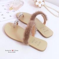 ราคา รองเท้าแตะ แบบคีบเก๋ๆติดเพชร*ทักเช็ค (1668223527)