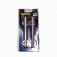 ราคา มือจับประตูสแตนเลส มือจับหน้าต่างสแตนเลส SOLEX NO.125SSแพค2 (5533221328)