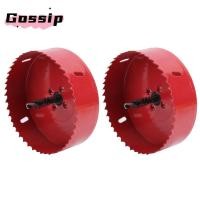 ราคา GOSSIP 2 ชิ้น Bi-Metal Hole Saw, 110 มม./4.3in 115 มม./4.5in Hole เครื่องตัดชุด,ทนทาน Arbor M42 HSS 105 มม./ 4.1in Hole เปิดเครื่องมือสําหรับไม้ (47513463962)
