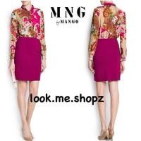 ราคา MNG : Fuchsia Paisley Combi Dress (1103222024)