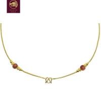 ราคา SHINING GOLD ทองคำแท้ 96.5% สร้อยคอพิกุลคั่นประคำสุโขทัย น้ำหนัก 2 สลึง (7073323099)