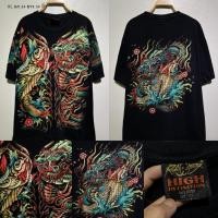ราคา เสื้อยืดมือสอง พิมพ์ลาย OVP เต็มหน้า-หลัง size XL (27443223569)
