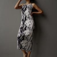 ราคา ThoseLazyDays Beach Dress - BW เดรสผ้าพลีทสีขาวดำ (10387235023)