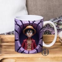ราคา UNGU MERAH One Piece 3D Anime Mug - Monkey D. เสื้อแจ็คเก็ต ลูฟี่ สีแดง (สีม่วง) (49311405369)