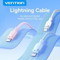 ราคา Vention สาย USB สําหรับ iPhone 2.4A Fast Charging Lightning Cable สําหรับ iPad Mini Phone Charger Data Cable (25029216192)