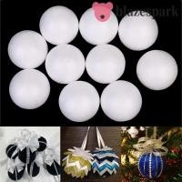 ราคา BLAZESPARK ลูกบอลโฟม, ลูกบอลคริสต์มาสสีขาวทรงกลม, อุปกรณ์ DIY Polystyrene เครื่องประดับคริสต์มาสขนาดเล็ก ต้นคริสต์มาส (51963141927)