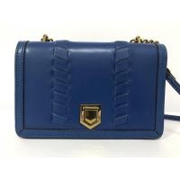ราคา กระเป๋ามือสอง ของแท้ Charles & Keith หนังแท้ สีฟ้า ขนาด 8 นิ้ว พร้อมส่ง (10582466509)