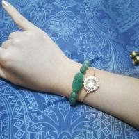ราคา กำไลข้อมือปี่เซี่ยะ ตัวปี่เซี่ยะจะเป็นหยก ร้อยด้วยหยกเขียวแท้ (1337246028)