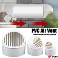 ราคา BALLU ช่องระบายอากาศ, ช่องระบายอากาศ PVC สีขาว, ฝาครอบกระจังหน้าแบบกลมครึ่งเพดานติดผนัง (53513660292)