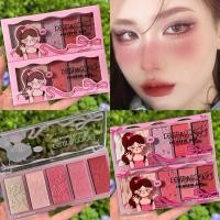 ราคา พาเลทบลัชออน ไฮไลท์ อายแชโดว์ Hasaya Girl Blusher 5 สี ปัดแก้ม ทาตา เนื้อแมท เนื้อชิมเมอร์ สีชัด ติดทน (5353404587)