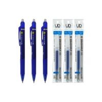 ราคา [Official Store] UD PENS ปากกาลบได้ 0.7 - สีน้ำเงินเข้ม 3 ด้าม+ไส้ปากกาลบได้ 0.7 - สีน้ำเงินเข้ม 3 ชิ้น (314474649)