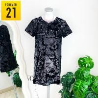 ราคา ไซด์ S-L แบรนด์ Forever21 แท้ 100%เดรส ผ้ากำมะหยี่ งานเกล็ดวิบวับ สีดำสนิท ใส่ออกงาน ทรงเข้ารูป เดรสออกงาน ชุดปาร์ตี้1l (29592047829)