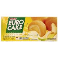 ราคา ยูโร่เค้กกล้วยหอม 144กรัม Euro Banana Cake 144g. [หมายเลขบาร์โค้ด 8850425008554] (46712742511)