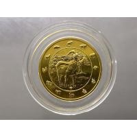 ราคา เหรียญนักษัตร ทองแดงชุบกาหลั่ยทอง ปีมะแม พ.ศ.2558 กรมธนารักษ์สร้าง ไม่ผ่านใช้ (23119379678)