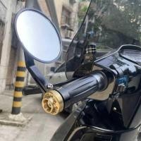 ราคา เหมาะสําหรับ Honda Youth CC110 ดัดแปลง CNC อลูมิเนียมอัลลอยด์กระจกจับ Retro กระจกมองหลัง Reflector Handlebar กระจกกลม (49663196376)