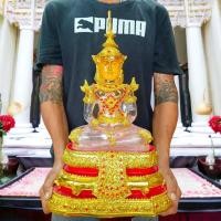 ราคา NMT8 สมเด็จองค์ปฐม ทรงเครื่องจักรพรรดิ หน้าตัก9นิ้ว เข้าพิธีปลุกเสกเสาร์5 วัดท่าซุง องค์ใหญ่ปิดทองแก้วใสงดงามมาก (22249332413)