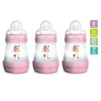 ราคา ขวดนมป้องกันโคลิคพร้อมจุกนม Mam Easy Start Anti-Colic [ขนาด5oz/160ml] 3 ขวด (1585261114)
