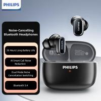 ราคา หูฟัง Philips ชุดหูฟังบลูทูธไร้สายพร้อมไมโครโฟนตัดเสียงรบกวน (28183950890)