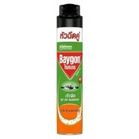 ราคา [สินค้าส่งด่วน] ไบกอนสเปรย์เขียวกลิ่นดีลิโมนีน 600 มล. BAYGON SPARY GREEN D-LEMONINE 600ML (51162395205)