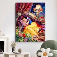 ราคา ชุดปักครอสติชเส้นด้าย 9CT Cross stitch (ปัก4 เส้น) ครอสติชผ้าพิมพ์ลาย งานฝีมือ DIY ขนาด75*95cm มี 68 สี (52413398637)