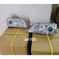 ราคา ไฟหน้าแต่ง Toyota Corolla AE100-101 พร้อมไฟมุม ขายทั้งชุด 4 ชิ้น ไฟหน้าเลนส์Projector งานไต้หวันทั้งชุด (29158989809)