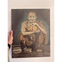 ราคา ภาพวาดสีน้ำมัน หลวงพ่อคูณ ปริสุทโธ ขนาด50ซม.x40ซม. และหลวงปู่ศิลา ขนาด60ซม.x40 (50453111438)
