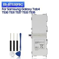 ราคา แบตเตอรี่แท้ EB-BT530FBCแท็บเล็ตสำหรับ Samsung Galaxy Tab4 T533 T531 T530 T535 SM-T530 EB-BT530FBU 6800mAh+ชุดไขควงถอดฟร (29150563363)