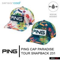 ราคา PING CAP PARADISE TOUR SNAPBACK 231 PING CAP MEN หมวกกอล์ฟ หมวกกีฬาผู้ชาย (22324937352)